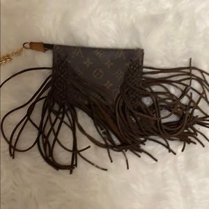 Vintage BoHo Lous Vuitton wristlet